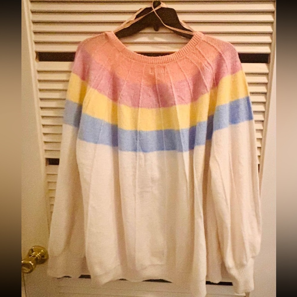 Woman’s plus size 3x  CUPCAKE sweater like new